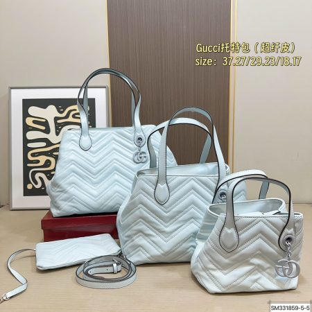 Gucci Gg Marmont Quilted Tote Bag - Image 6