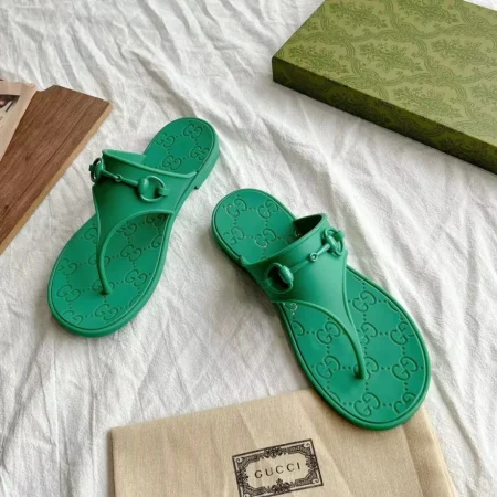 Gucci Slide Sandals Slipper With Horsebit TPU - Image 5