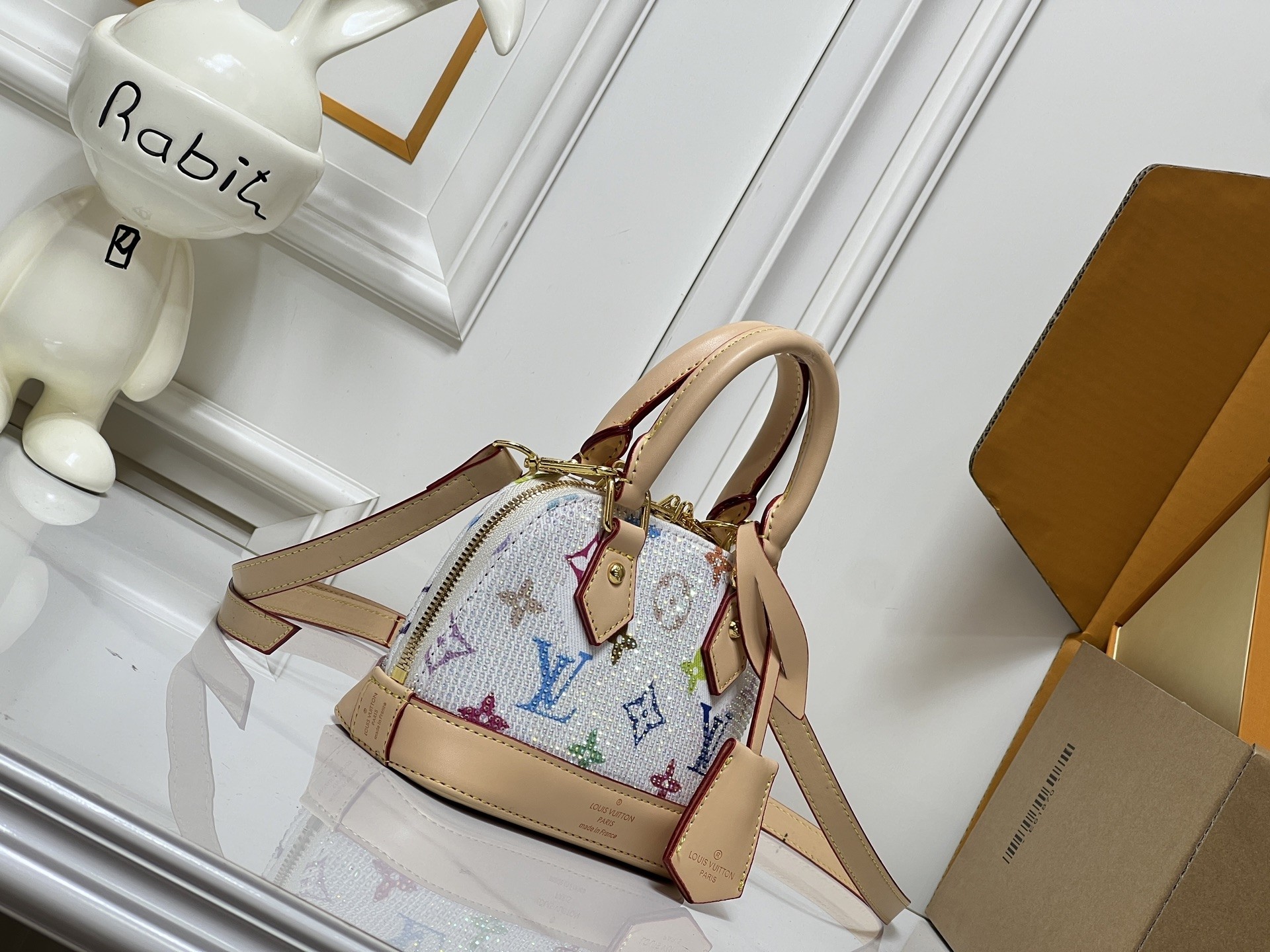 LV x TM Alma Mini Shiny Handbag - Image 2