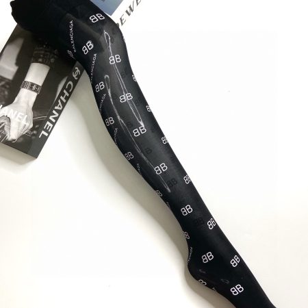 Balenciaga Parisian House Letter Stockings