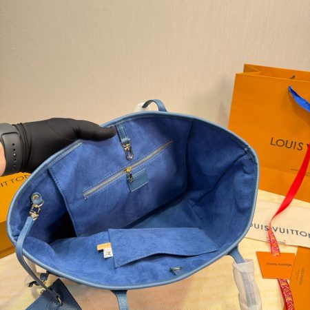 LV Neverfull MM Monogram Empreinte Bag - Image 9