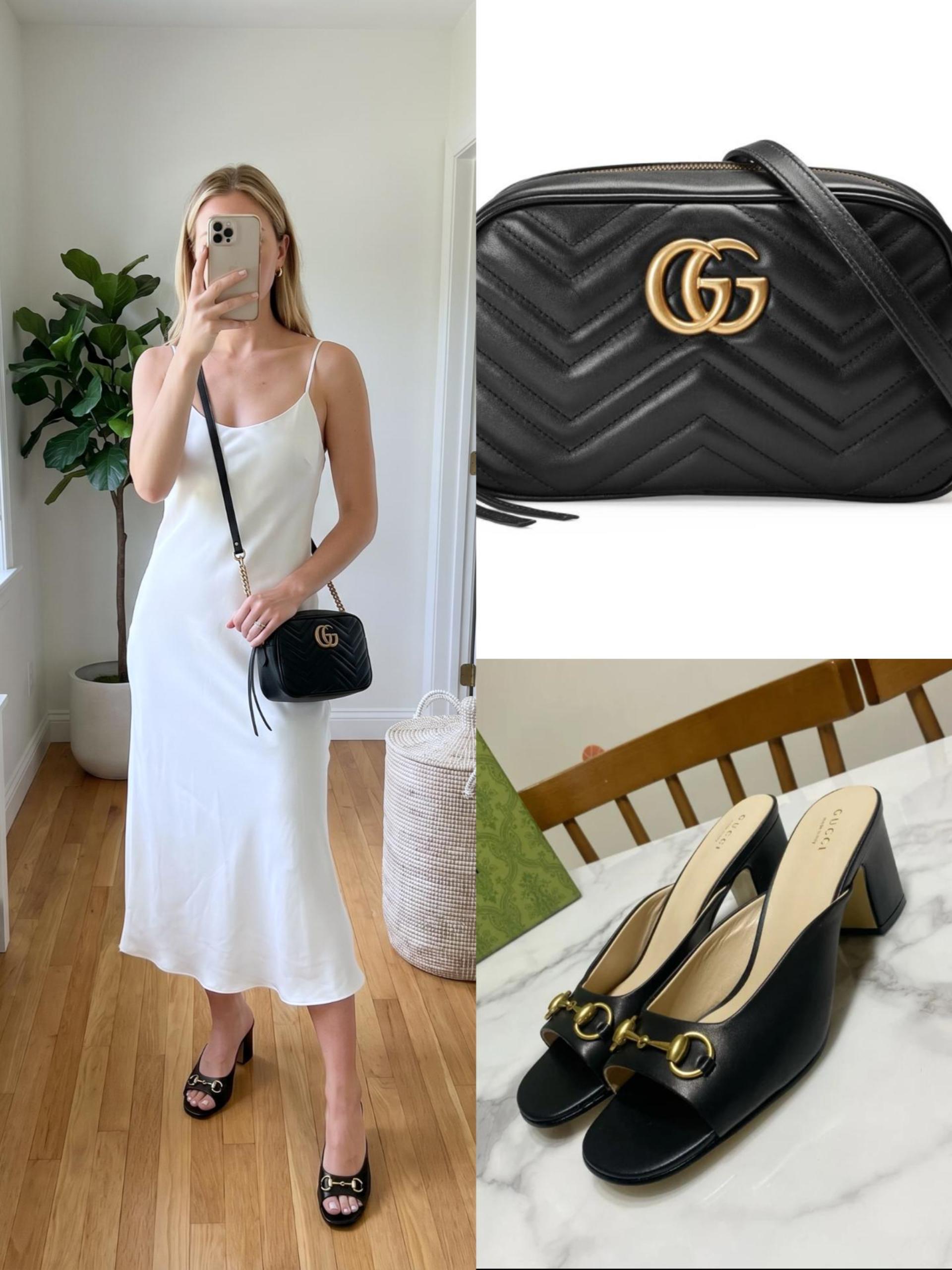Gucci Shoes & Bag Set - Image 1
