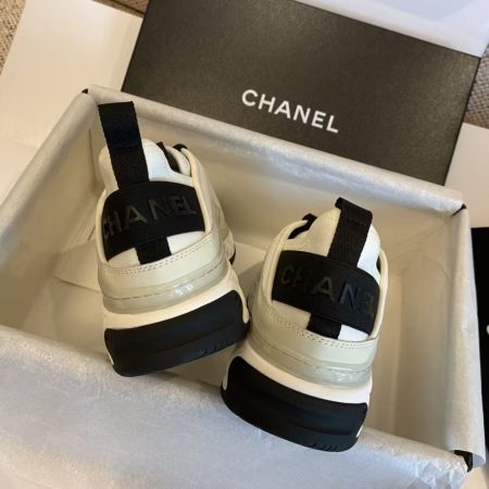 CHANEL Velvet CC Sneakers - Image 8