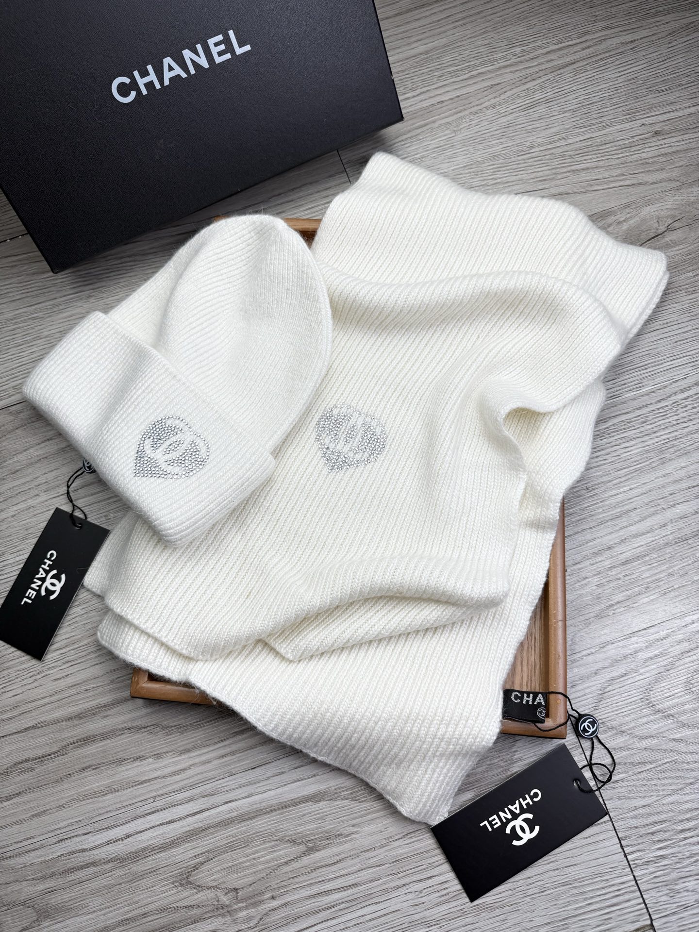 Chanel Winter Hats + Scarves - Image 2