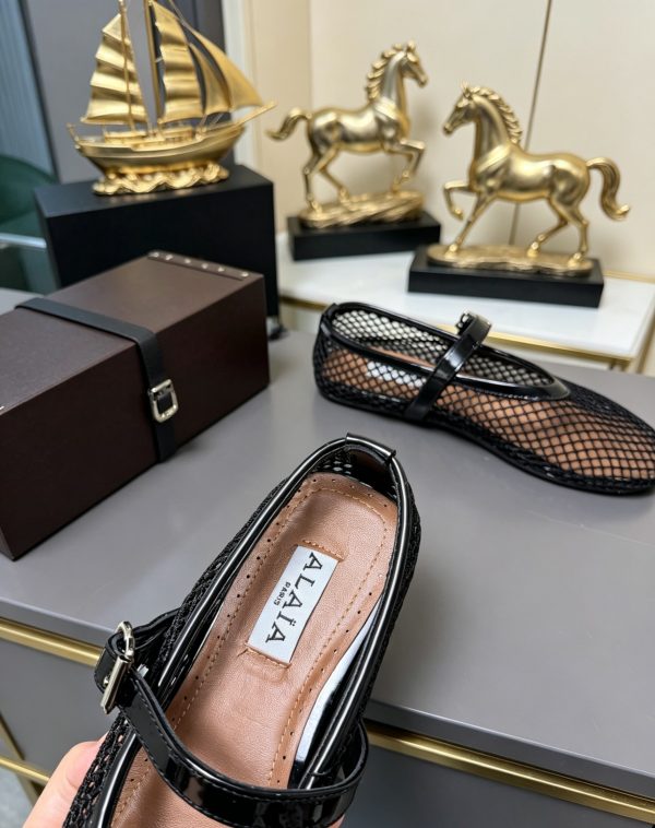 Alaya Flat Ballet Tulle Shoes with Rhinestone Accents