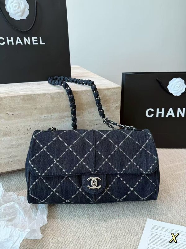 Chanel Denim Stitching CF Bag