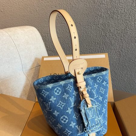 LV All In BB Monogram Denim Bag - Image 4