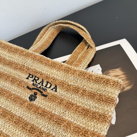 Prada Straw Bag - Image 6