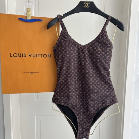 LV One-Piece Swimsuit Swimwear - Image 1