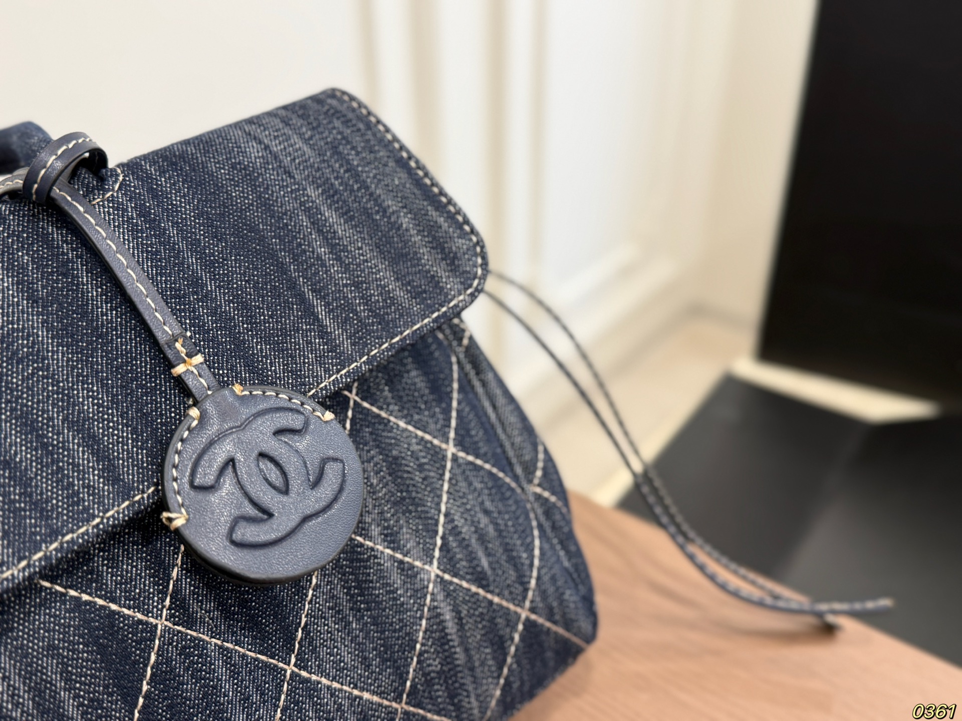 Chanel Denim Underarm Bag - Image 4