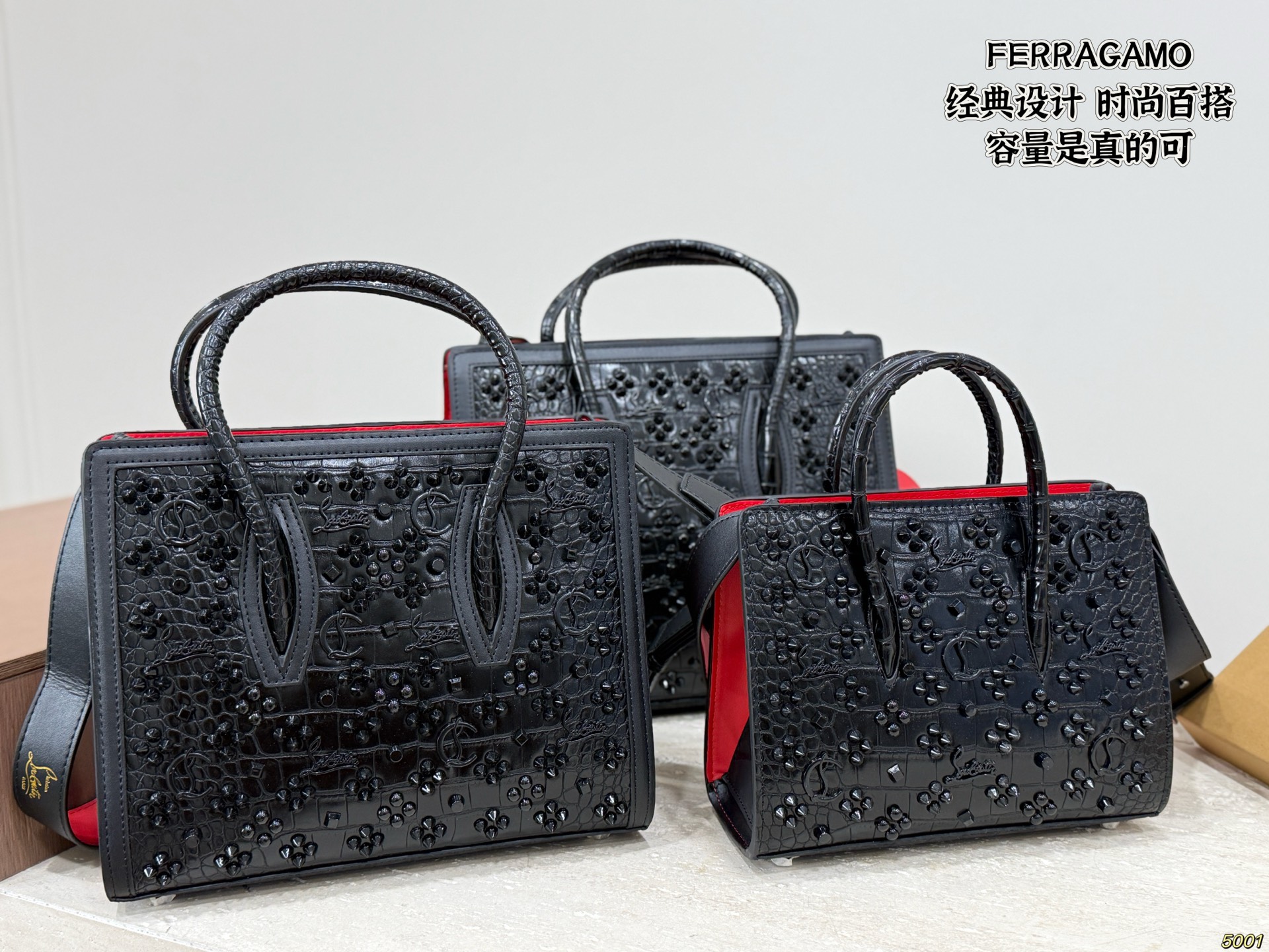 Christian Louboutin Ferragamo Handbag - Image 1