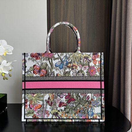 Dior Book Tote Bag Butterflies - Image 4