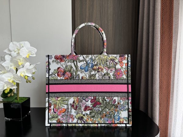 Dior Book Tote Bag Butterflies