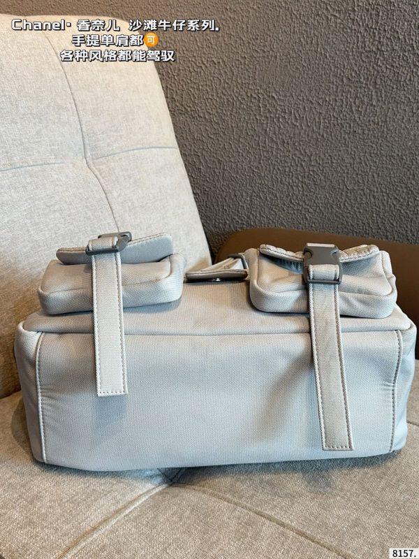Chanel Sport Line Double Pocket Duffle Bag