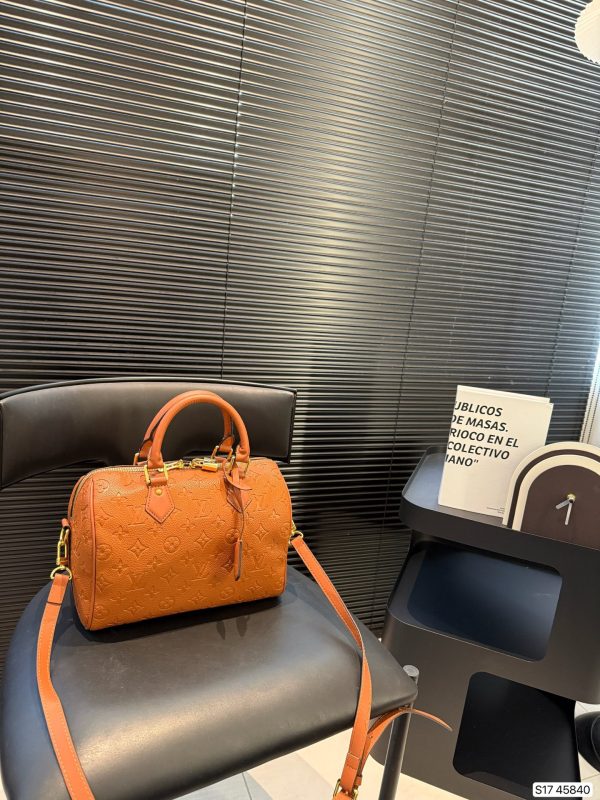 LV Embossed Pillow Bag