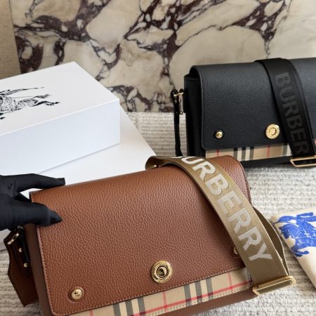 Burberry Vintage Check Note Shoulder Bag