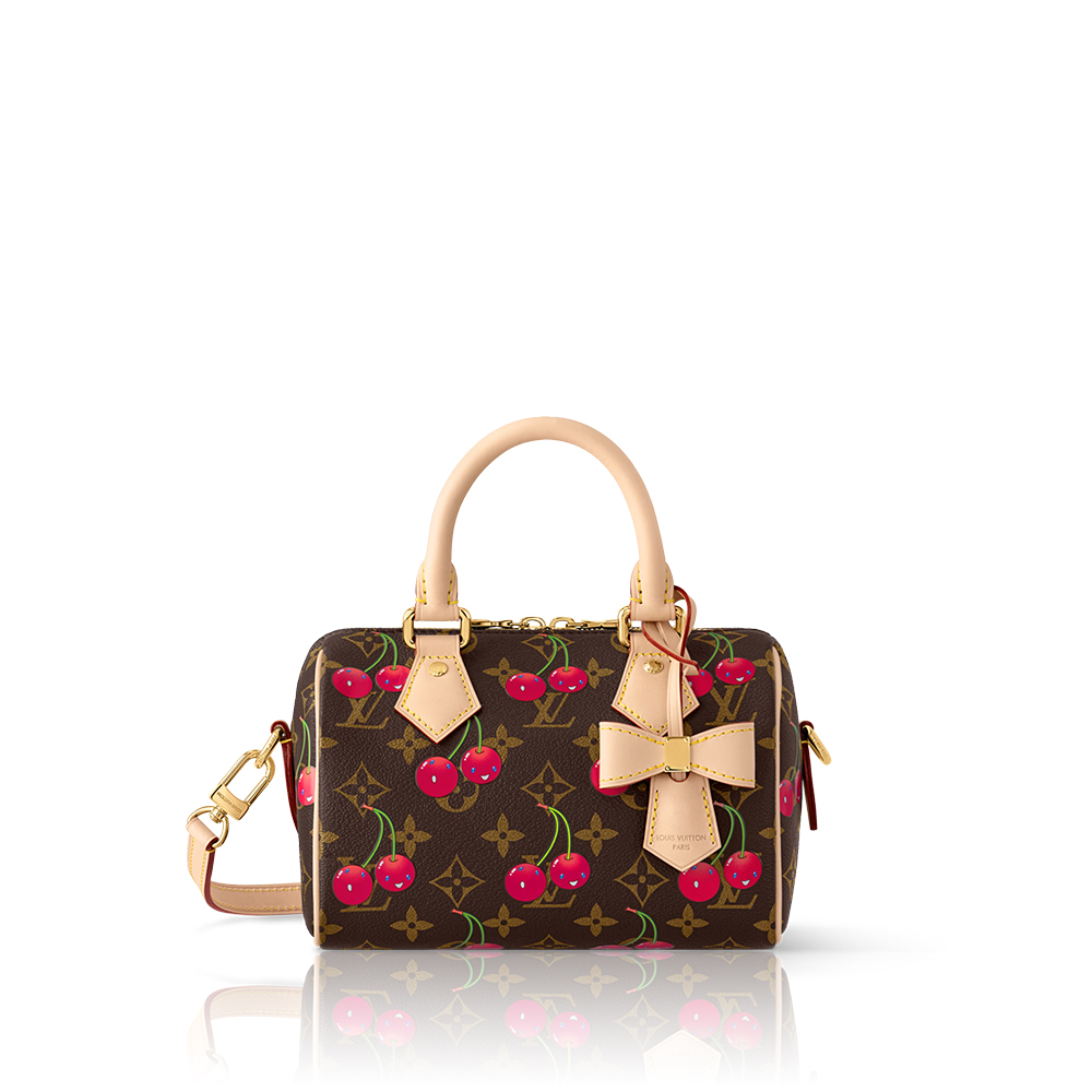 LV x TM Cherry Speedy 20 Bandouliere Pillow Bag - Image 1