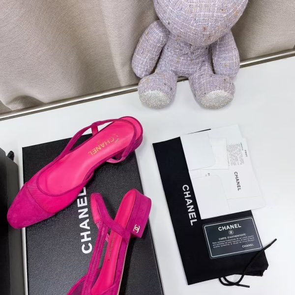 Chanel Slingbacks Pink Fuschia