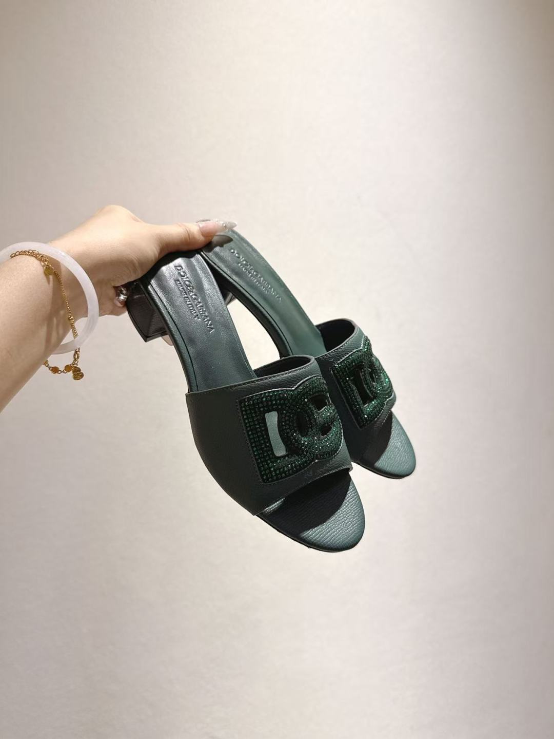 Dolce Gabbana  Chunky-Heel Sandals - Image 6