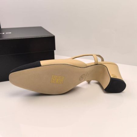 Chanel CC Sling Back Beige - Image 10
