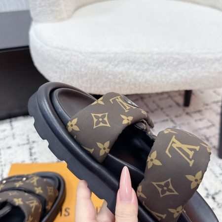LV Pool Pillow Comfort Mule Sandals - Image 6