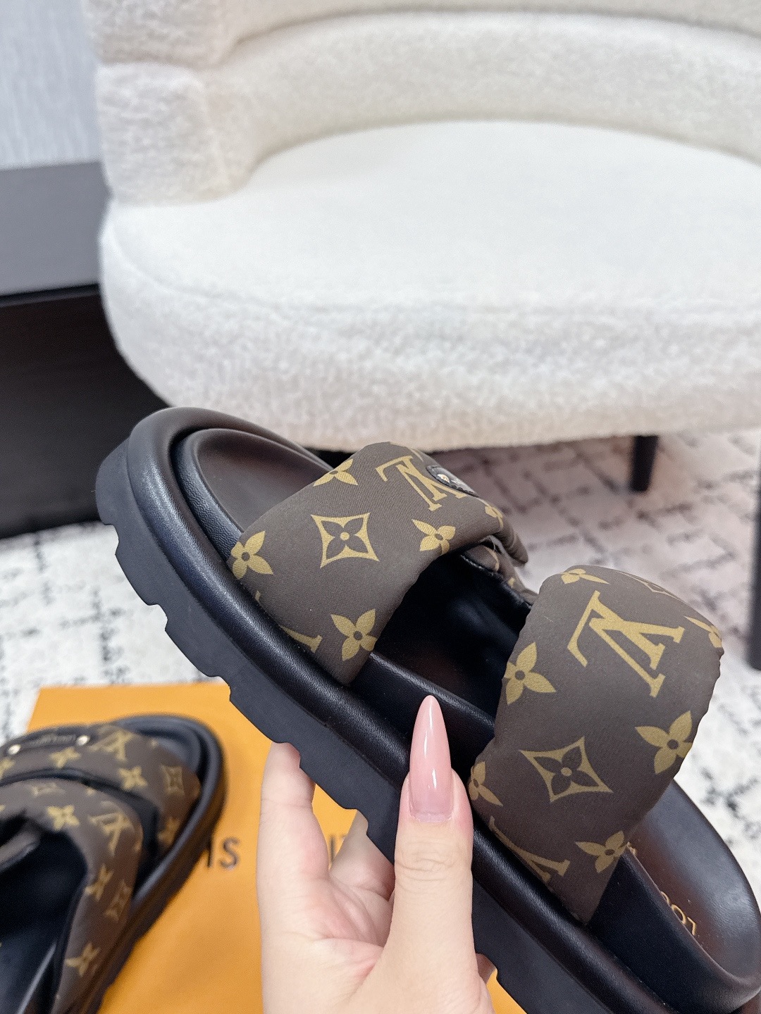 LV Pool Pillow Comfort Mule Sandals - Image 6