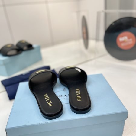 Prada Triangle-logo Sandals - Image 8