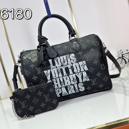 LV Speedy 30 Graffiti Pillow Bag