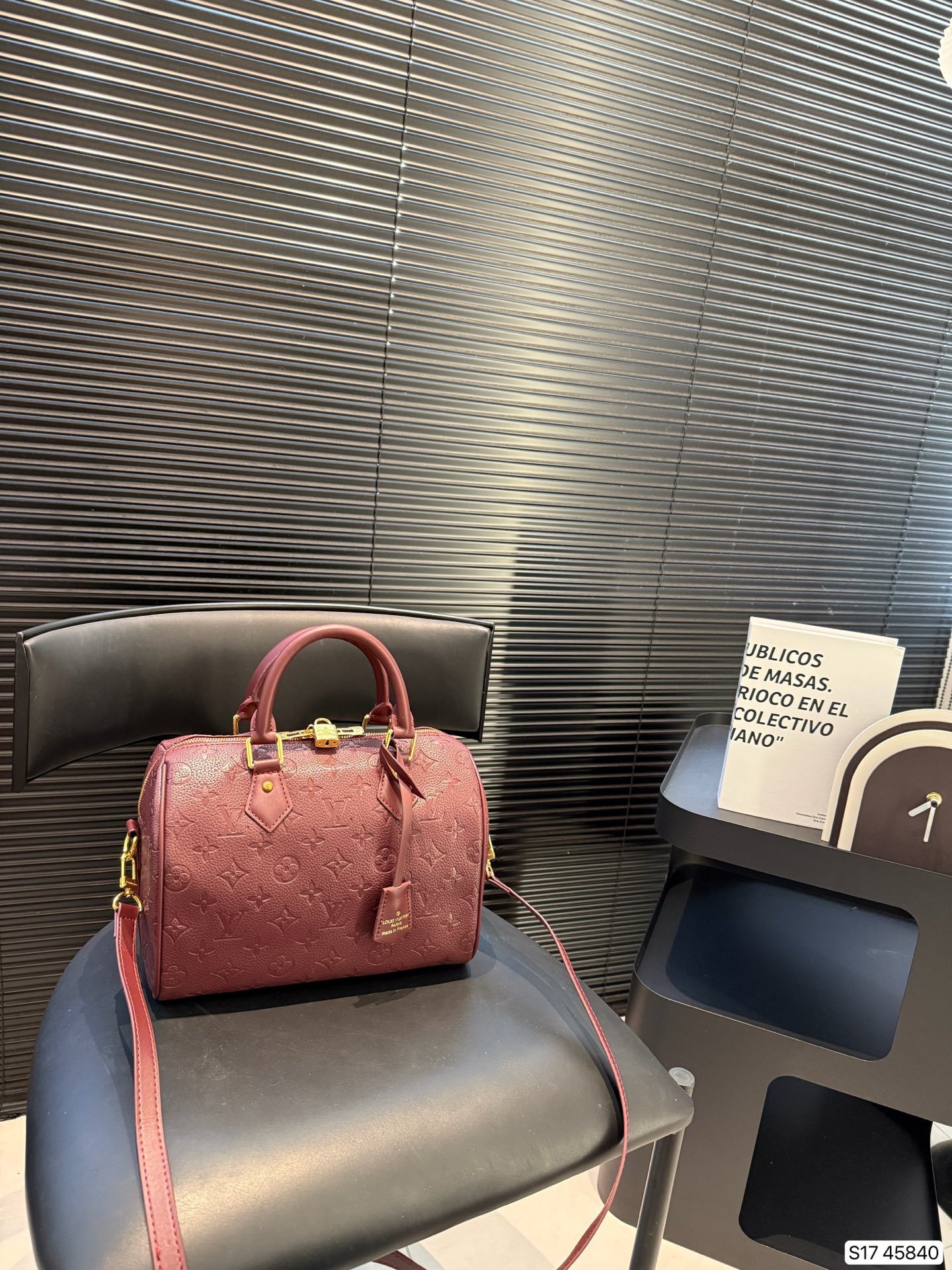 LV Embossed Pillow Bag - Image 1