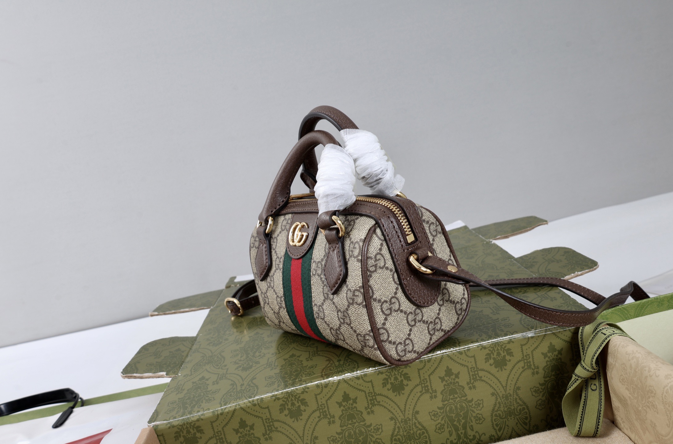 Gucci Ophidia Mini Boston Bag - Image 4