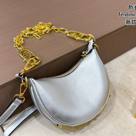 Fendi Mini Half Moon Bag - Image 7