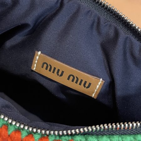 Miu Miu Crochet Pouch 10A - Image 8