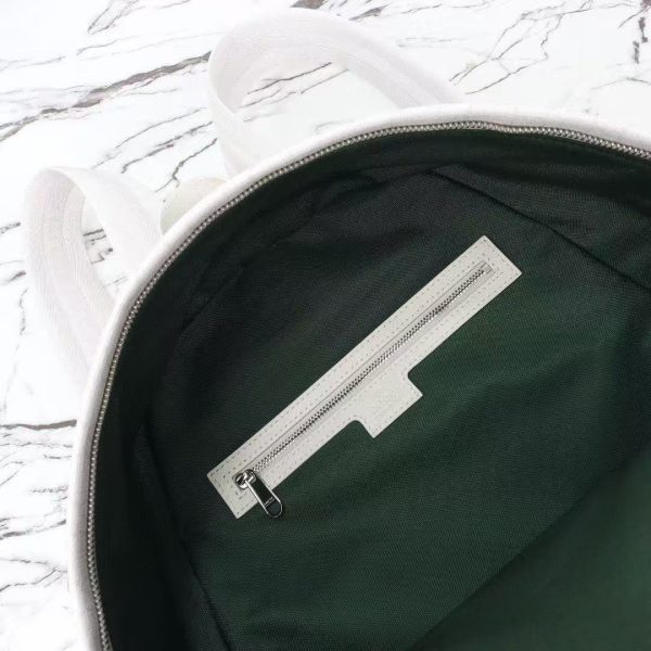 Gucci Ophidia Medium Backpack in white GG Supreme