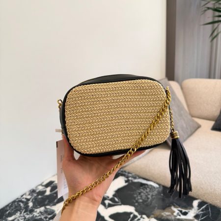 Saint Laurent Raffia Lou Camera Bag - Image 6