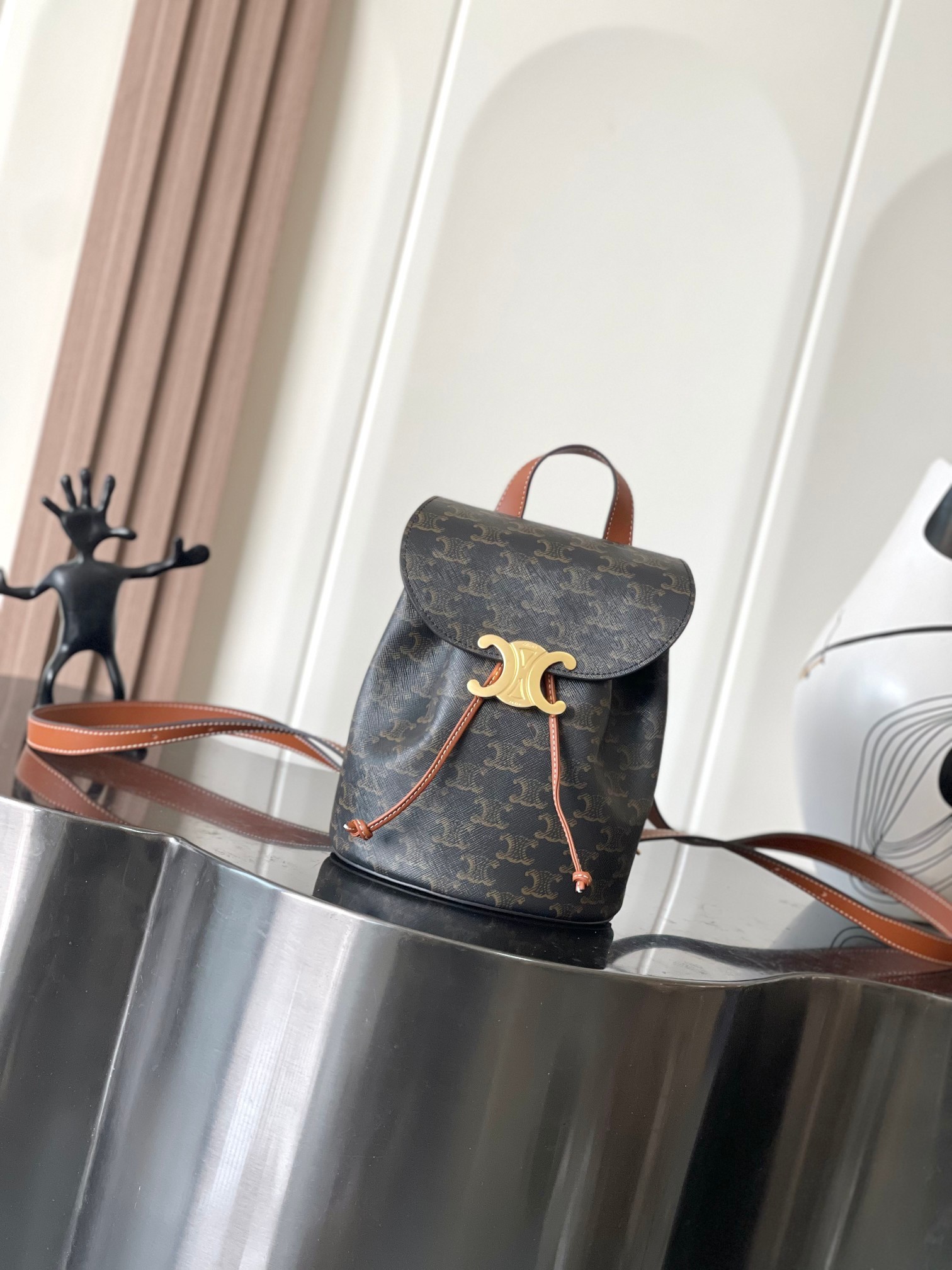 Celine Triomphe Bonnie Backpack - Image 3