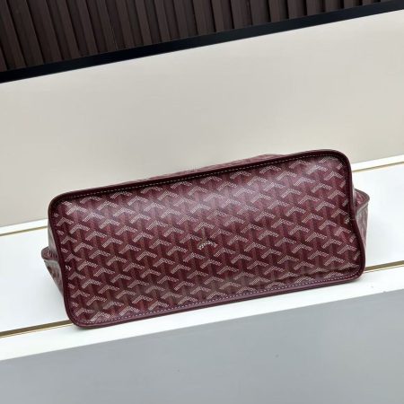 Goyard Saint Louis Bag Burgundy - Image 5