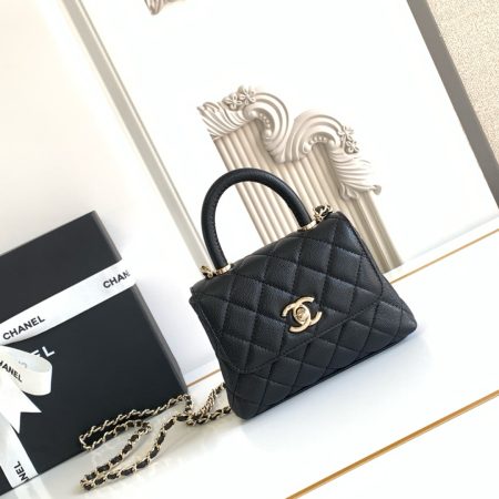 Chanel Mini Coco Handle Chain Shoulder Bag - Image 3