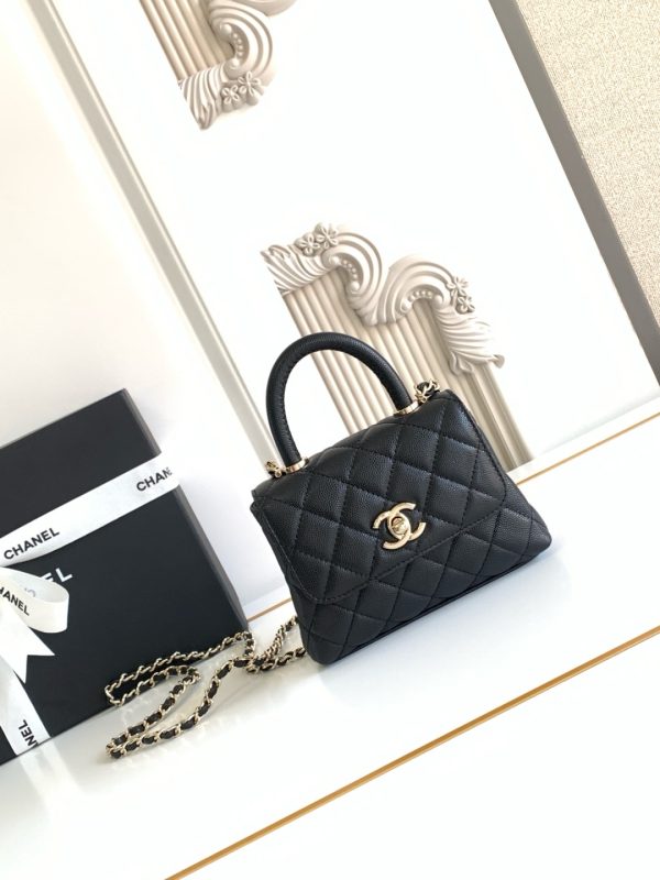 Chanel Mini Coco Handle Chain Shoulder Bag