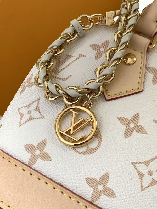 LV Alma BB Mini White