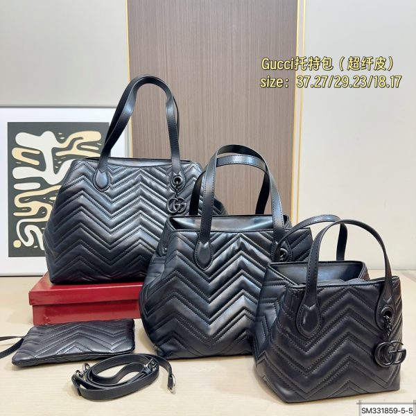 Gucci Gg Marmont Quilted Tote Bag