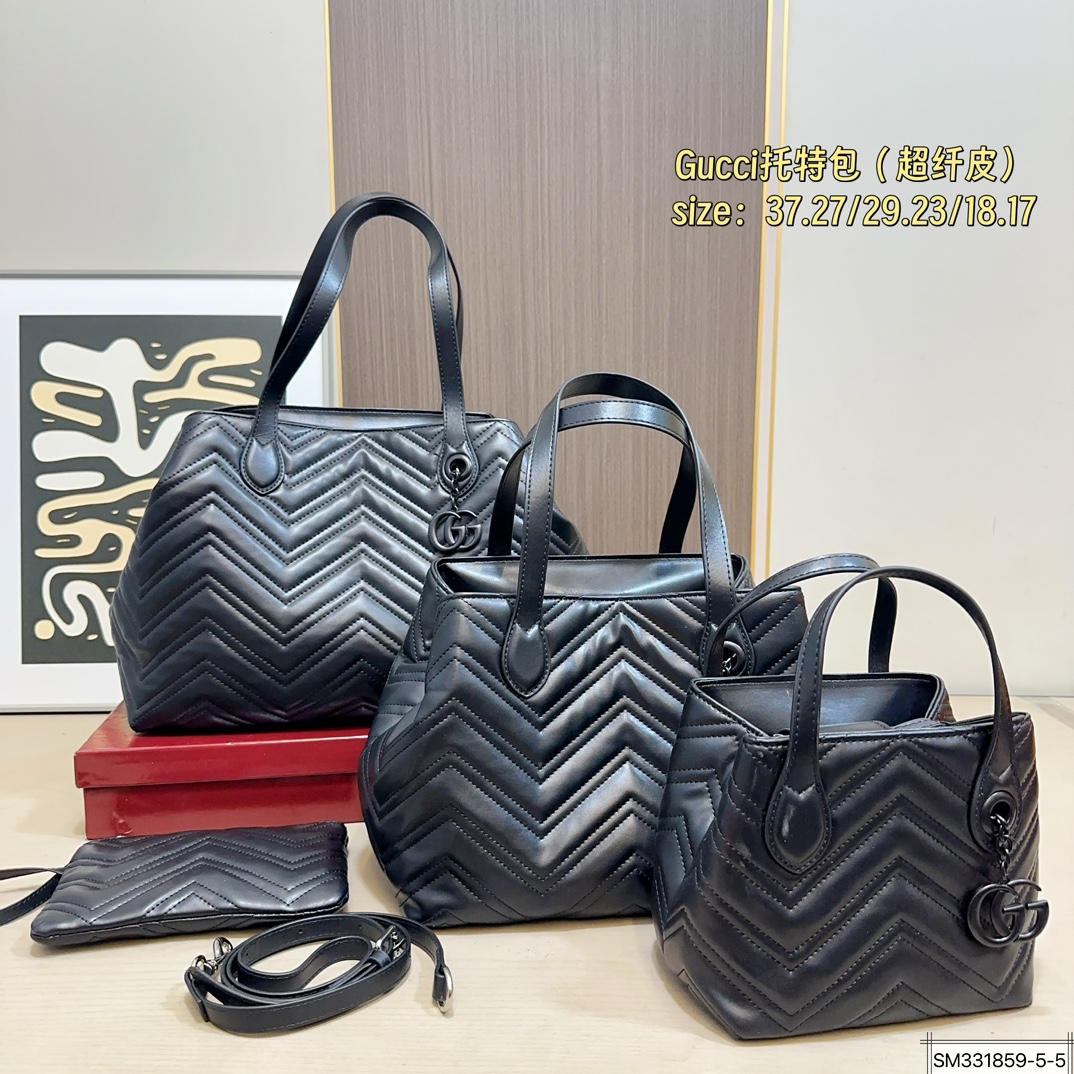 Gucci Gg Marmont Quilted Tote Bag - Image 7