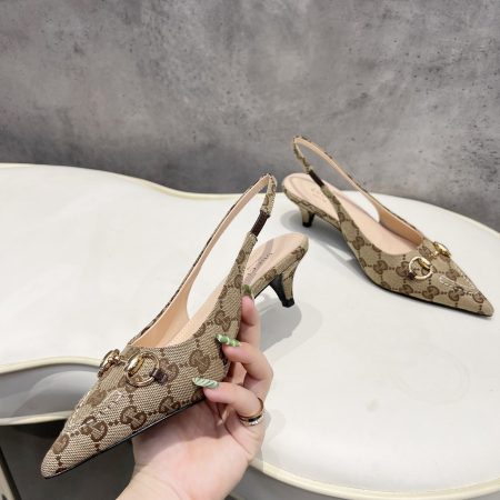 Gucci Women Slingback Pump with Horsebit - Image 8