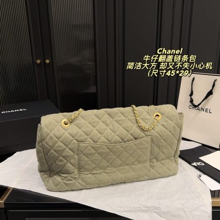 Chanel Denim Cf Tote Bag - Image 3