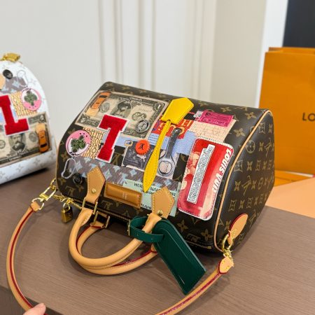 LV Speedy Soft 30 Pillow Case - Image 8
