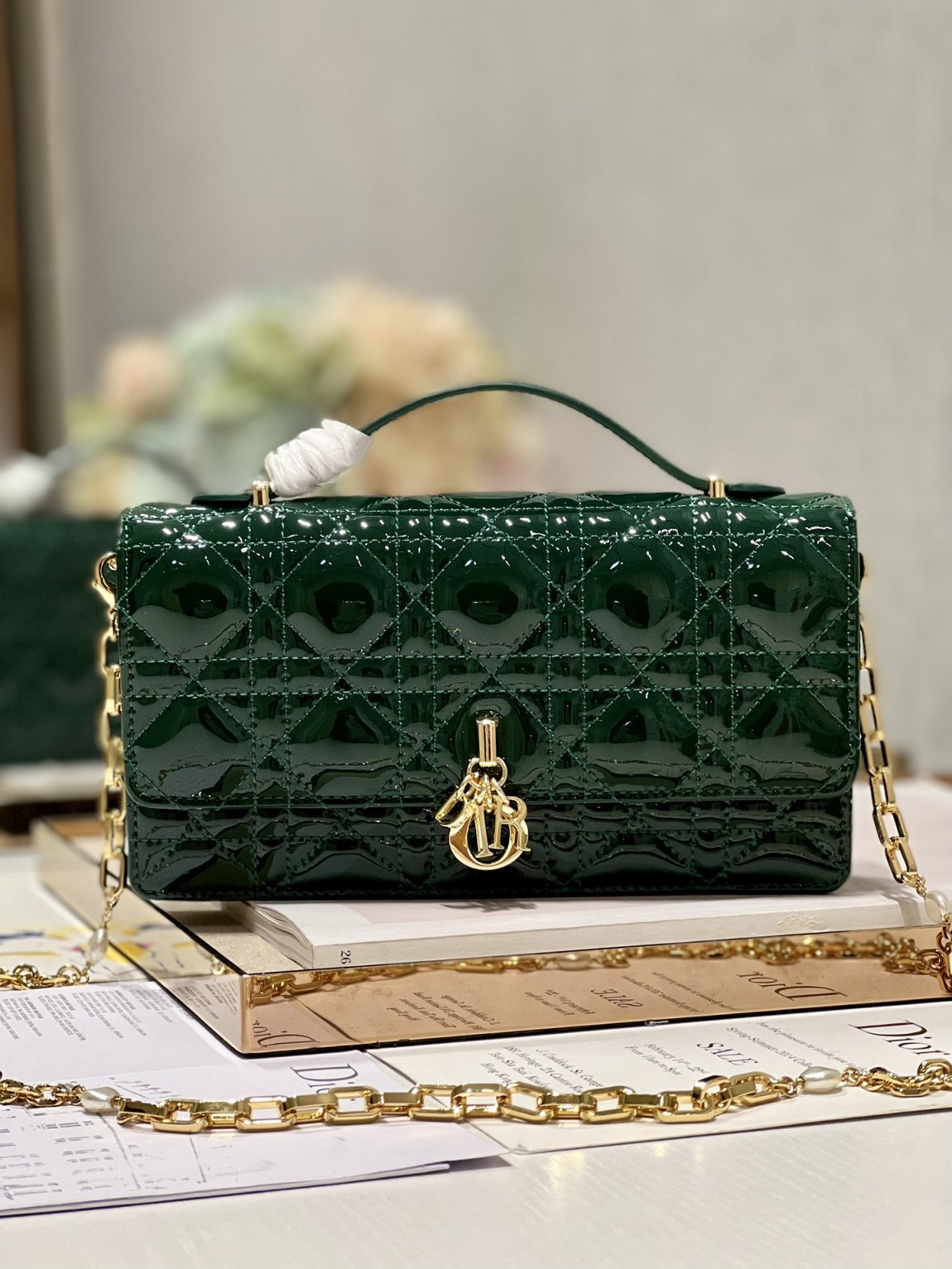Dior Miss Mini Bag Patent Cannage Bag - Image 3
