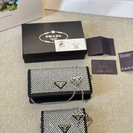 Prada crystal flap bag - Image 4