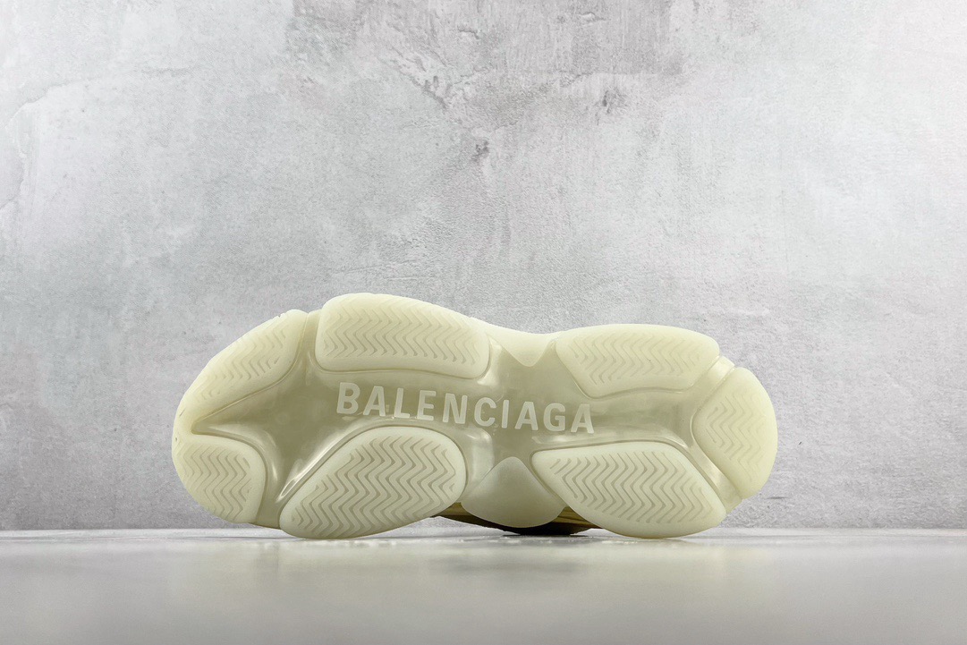 Balenciaga Triple S Clear Sole Sneakers Beige Mirror Version 10A - Image 7