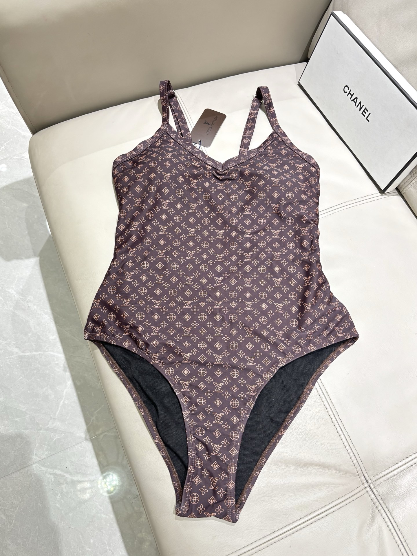 LV One-Piece Swimsuit Swimwear - Image 5