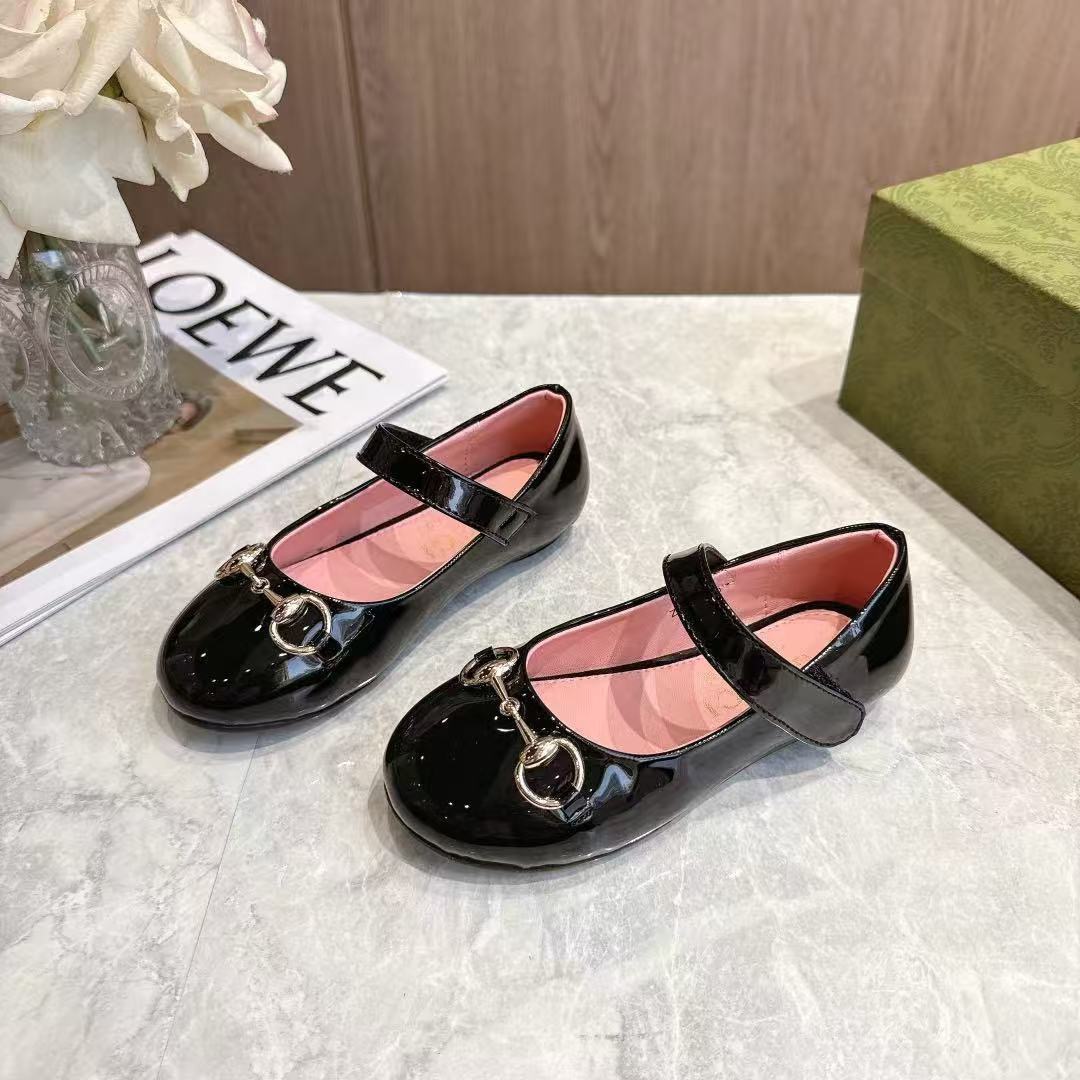 Gucci Kids Horsebit Ballet Flats - Image 2