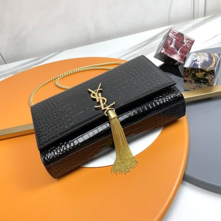 YSL Kate 24cm Crocodile Pattern Bag - 10A - Image 9